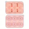 Ecarla Foremka Silikonowa Na Lód 6 Dużych Róż 16,5X 11,5X 4,6Cm Fnl06