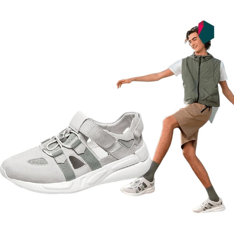 SKAP Men s Closed-Toe Outdoor Sport Sandals EU 41 светло-серый