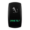 Boat Car Rocker Switch 12V/24V Waterproof Green Led SPST DPDT 20A for ARB/CARLING/NARVA/4x4 Pickup Truck JCB Machine Relays 5