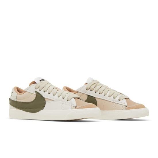 Nike Blazer Low 77 Jumbo Sand Drift Medium Olive Women's DQ1470-105