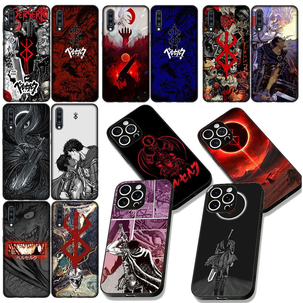 Berserk Guts Protective Cover for Samsung Galaxy Note 20 9 10 S8 S10 Lite S9 Plus A54 A53 A21S S10E A17 Phone Case