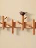Creative Clothes Hanger Foyer Entrance Wood Hangers Multifunctional Bag Key Coat Hook Wall Mount Coat Racks Hanging Organizers