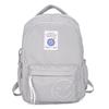 School BagsNew casual backpack, male and female junior high school college student , simple and versatile outdoor travel backpack tide