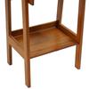 Standregal 5-stöckig Bambus Drehbarer Bücherschrank Offenes Regal Organizer für Küche, Esszimmer, Wohnzimmer