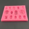 Relief Porträt Fondantform Kekseform DIY Cartoon Pressbackform Geburtstagskeks Werkzeuge Kuchen Dekoration Werkzeuge