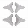 4pcs Silicone Corner Guards Corner Protectors Soft Rugged Self Adhesive Edge Covers for Table Desk Kitchen Cabinet