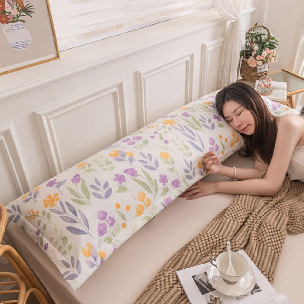 48x120/150/180cm Pillowcase Soft Cotton Cushion Cover New Pillows Cover  Bedroom Decor
