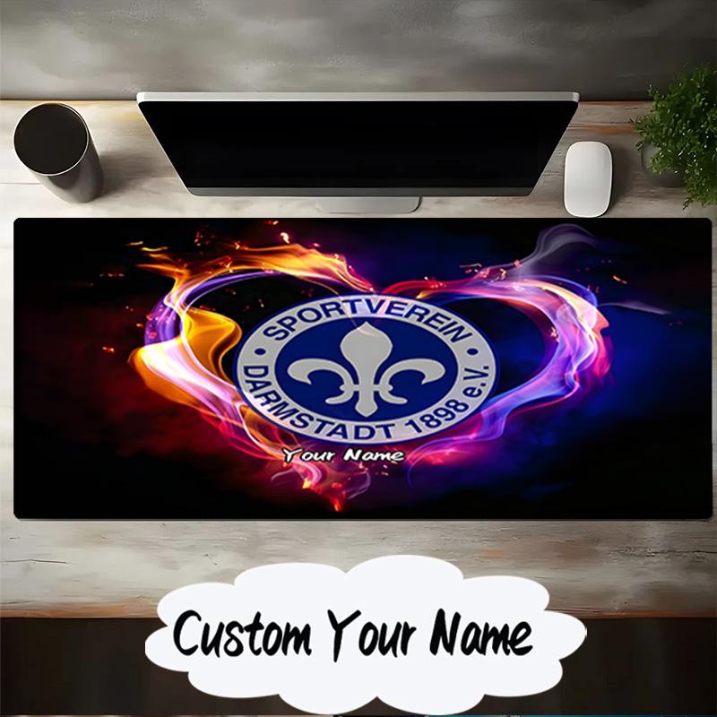 Custom Name Mouse pad Sport Darmstadt Mouse pad, Gaming Mouse Pad, keyboard pad, Desk Decor for computer notebook Fan Birthday Gift