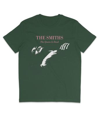 The Smiths - The Queen Is Dead - Cover Graphic Full - Green - Organic T-Shirt Mens Womens Tees Top