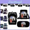 3pcs Wednesday The Adams Family Backpack+shoulder Bag+pencil Case Set Kids Gift
