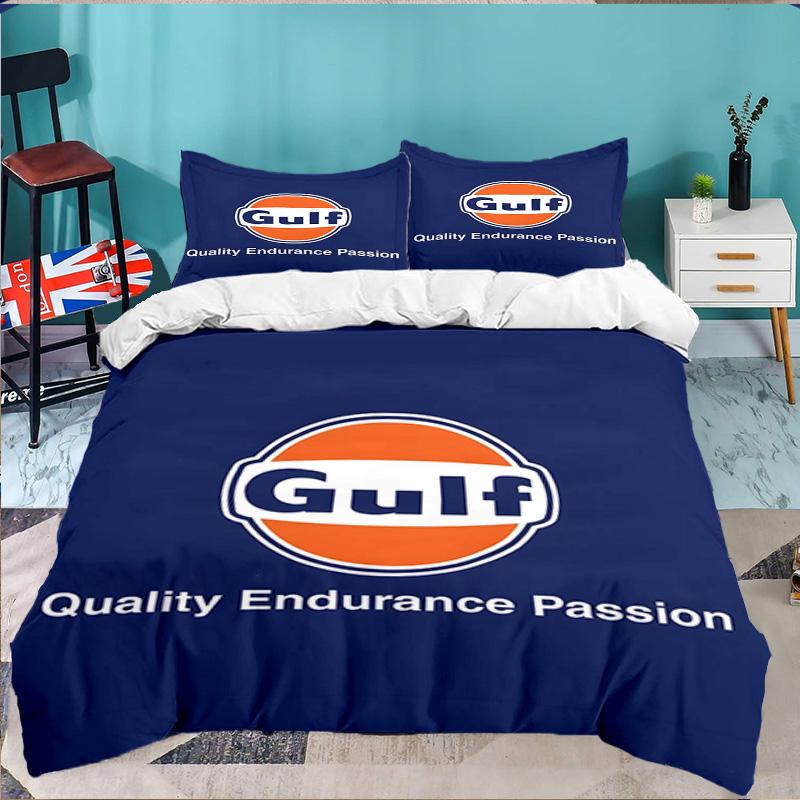 3PCS Gulf Car Bedding Set,Including 1pc Duvet Cover And 2pcs Pillowcases Perfect for Bedroom, Dormitory, Large size Fan Christmas gift