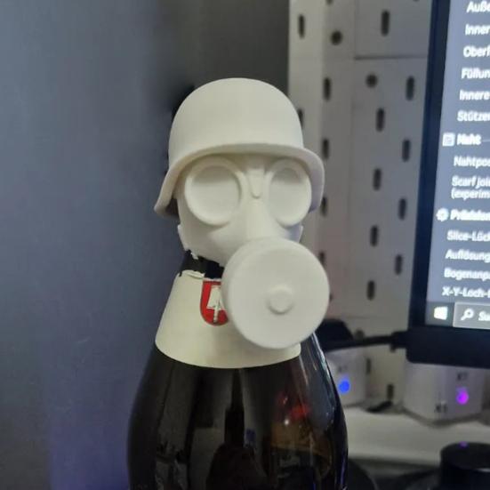 Zátka na pivní láhev Zátka na víno Vtipný 3D tisk Ochrana plynu Víno pro pivní láhve Jedinečný dárek pro milovníky piva