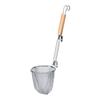 Stainless Steel Hot Pot Skimmer with Wooden Handle