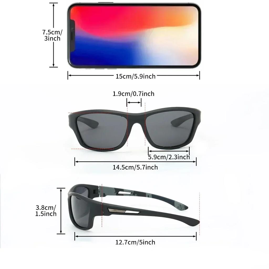 Y2k Sports Goggle Men Fashion Wrapped Round Mirror Outdoor Riding Sunglasses Trendy Professional Ani-UV Protective Shades