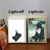 Anime Jujutsu Kaisen Led Light Painting Anime Figure Customized Led Night Lamp Painting Decor Photo Frame Desk Room Decoration