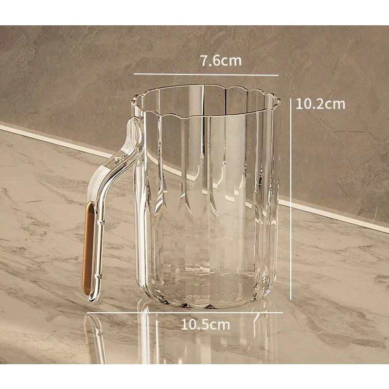 

Кружка для полоскания горла с ручкой, стакан для зубов, набор для домашнего использования, стакан для зубной щетки, чашка для мытья зубов, высококлассная простота, подставка для хранения зубных щеток