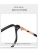 2025 TR90 Korean Style Large Frame Double Bridge Anti-Blue Light Eyeglasses with Plain Lenses - Model OZ 260.