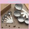 Steel Stainless Versatile Measuring Cups And Spoons Set For Baking Coffee And Sweet Treats