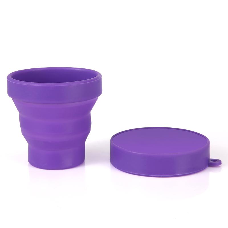 FAIS DU Folding Cup 200ml BPA FREE Food Grade Silicone Water Cup Easy To Carry Silicone Retractable Environmental Friendly Drinkw Practical Use