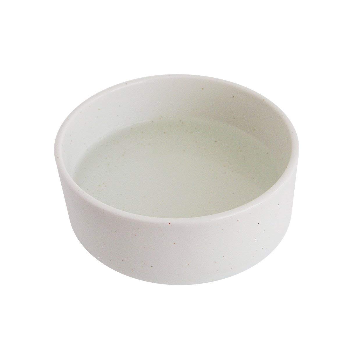 

aukatz Health Water Bowl Vanilla White M Cat Tableware