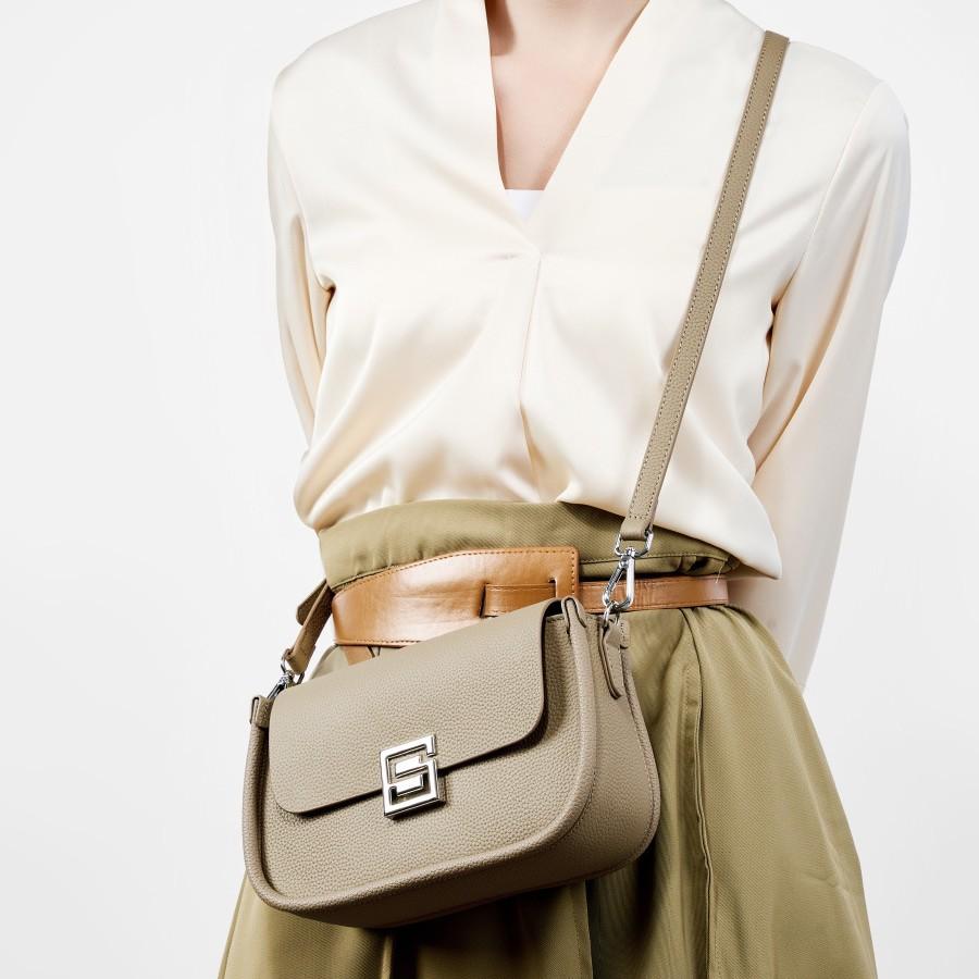 Fashion Versatile Small Square Bag, Genuine Leather Women's Bag, New Shoulder Cowhide Messenger Bag