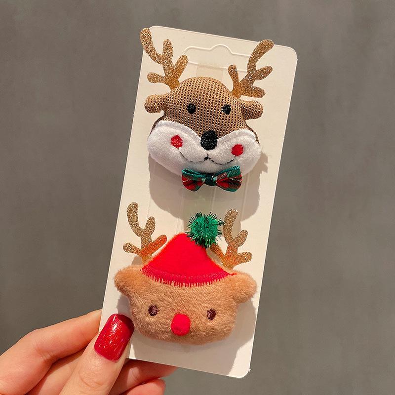 Reindeer Snowman Christmas Brooch Pin for Women - Holiday Gift & Decoration