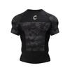 New MMA Kickbox Training Tee No Gi Bjj Top Jiu Jitsu Rashguard Spandex Compression T-Shirt Sublimation Sports Men Short Sleeve