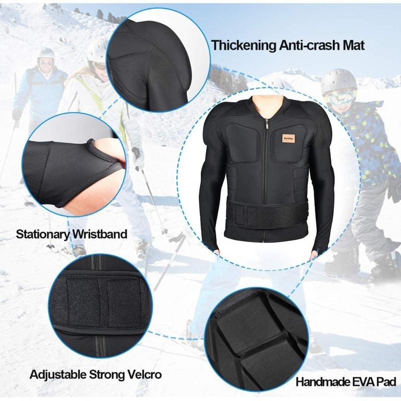 

BenKen Professional Sports Shirt Anti-Collision Protection for Men And Women Back Safety Gear for Sports