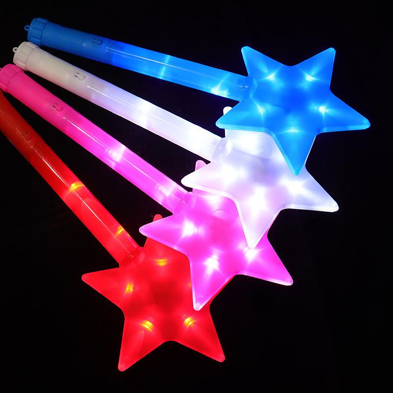 Five Star Pointed Glitter Stick Concert Prop Concert Light Stick Gifts Toys