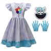 Vestito per Bambina Vestito per Gioco di Ruolo Vestito a Linea A da Bambina Vestito per Feste Vestito per Travestimento