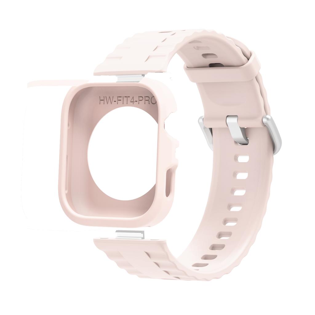 TPU Case+ Silicon Strap For Huawei Watch Fit 4 /Fit4 Pro Protector Cover Bumper Shell Watch Case Wristband Replacement