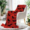1pc Bloody Bat Halloween Blanket Print for Sofa Chair Skin-Friendly Soft Blanket 2025 New for Home Halloween Decoration