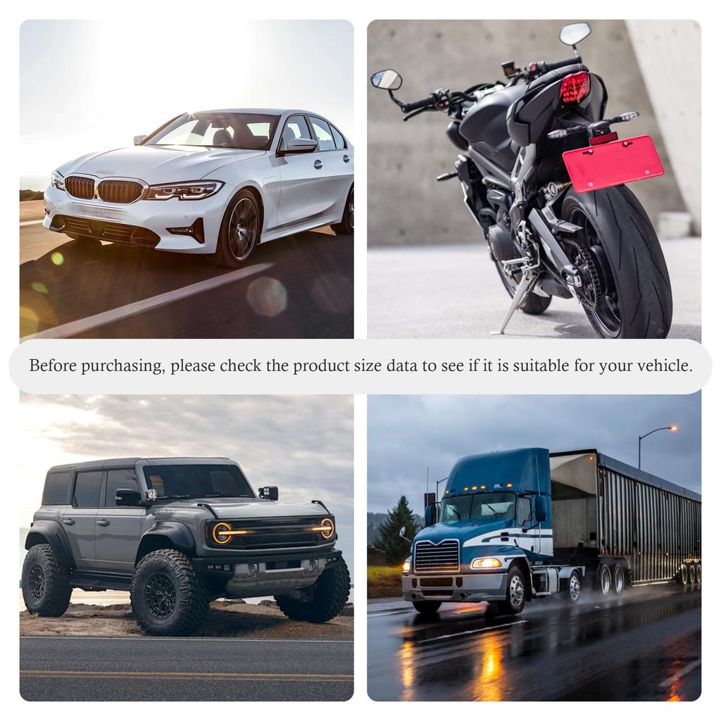 4 Pcs Car Spikes License Plate Screws Personalized License Plate Bolts and Nuts for