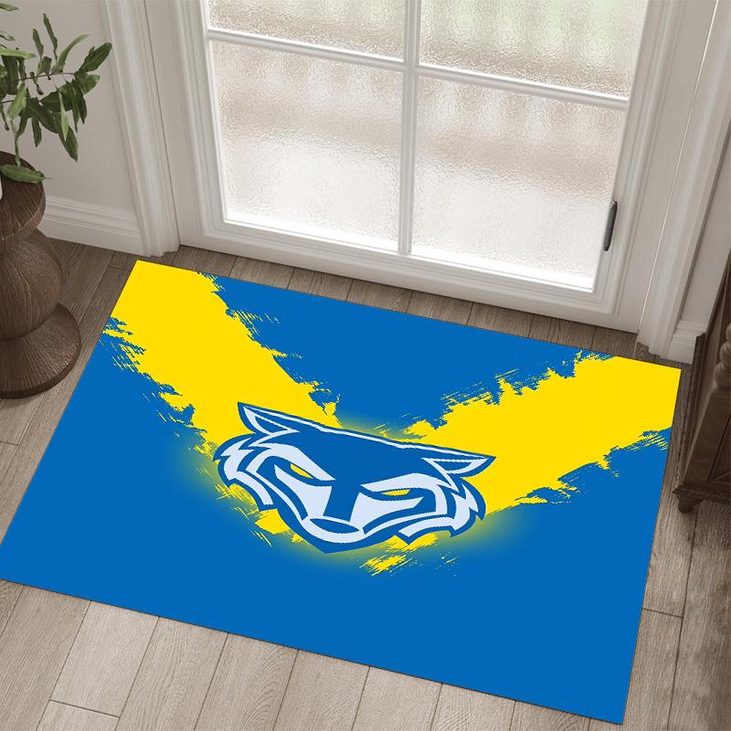 Warrington Wolves Design Crystal Velvet Carpet Cozy Non?Slip Printed Rug For Bedroom Living Room Entrance