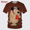 Moda Estiva Personaggio dei Cartoni Animati Stampa 3D T-shirt a Maniche Corte da Uomo Hip-hop Unisex Casual Girocollo T-shirt Top Streetwear