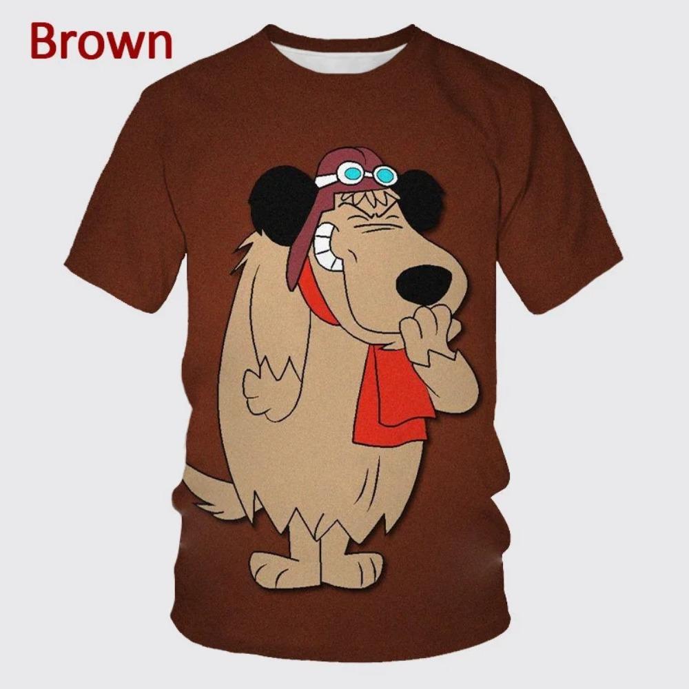 Moda Estiva Personaggio dei Cartoni Animati Stampa 3D T-shirt a Maniche Corte da Uomo Hip-hop Unisex Casual Girocollo T-shirt Top Streetwear