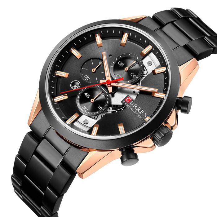 Zegarek Męski Curren 8325 (Zc021B) - Chronograf