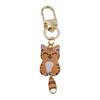 Stylish Alloy Cat Keychain With Durable Metal Pendant Printed Cat Keychain For Backpack Zipper Or Gift Giving