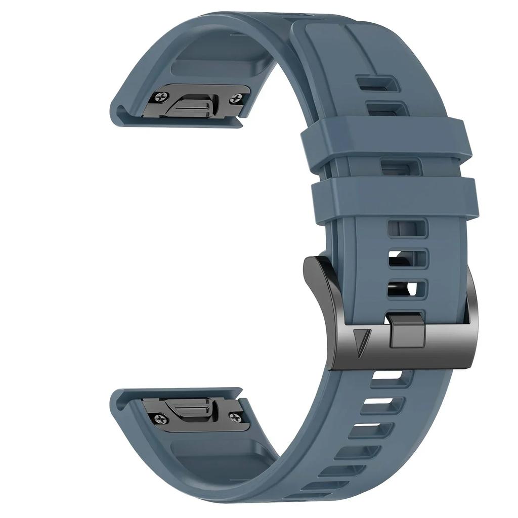Silicone 22mm 26mm Strap For Garmin Forerunner 970 965 74 Band Quatix 8 E 7X 3/Fenix 8 E 7X 7 6X 6/Enduro 3 2 QuickFit Bracelet