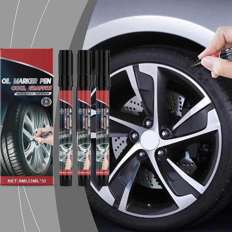 

Черный маркер для маркировки автомобильных шин Маркер для колес с 3-кратной износостойкостью Автоаксессуары Креативный маркер для маркировки шин CHINA