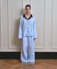 Vinaj Jenny Stripe Scrunchie (Baby Blue)