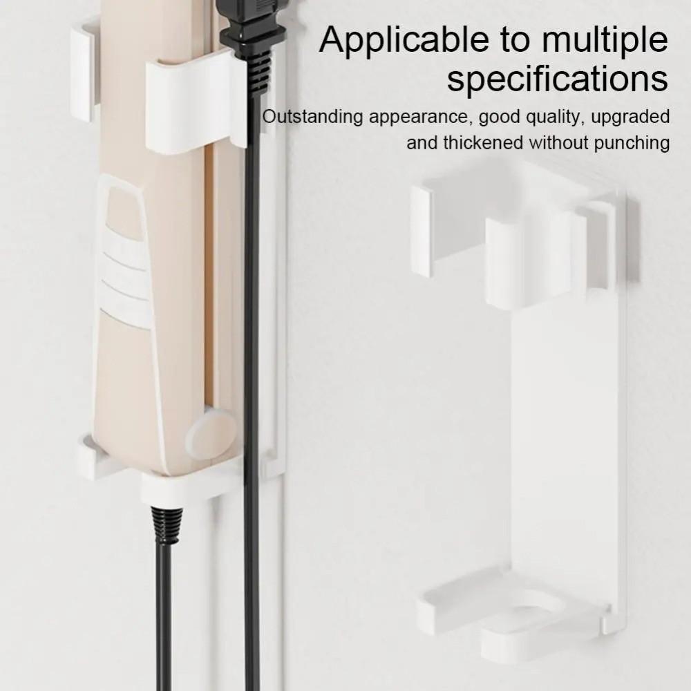 Durable Curly Hair Sticks Holder with Double-sided Tape Bathroom Items Organizer  Dormitory