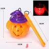 Halloween Leuchtende Kürbislaterne Kinder Handgehaltene Kürbislaterne Spielzeug mit Ton Halloween D