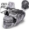 Cool Skull Gift Idea Resin Multifunctional Storage Tray, Gothic Eyeglasses Holder Jewelry Organizer for Creative Sculpture Keys Coins Trinkets,