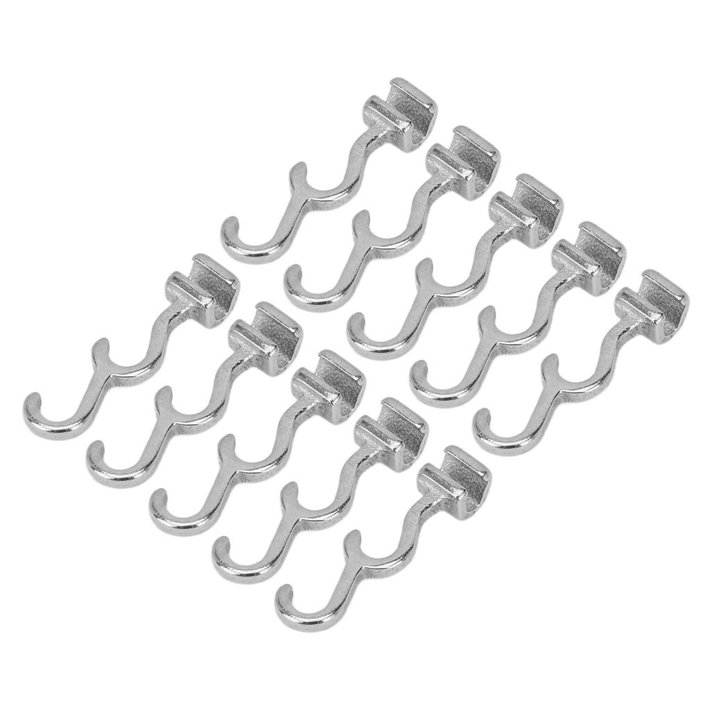 10pcs Dental Orthodontic Sliding Hook Stainless Steel Sliding Crimpable Hook Replacement Accessory Left