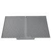 Universal Size Silicone Kitchen Draining Mat Heat Resistant Non-Slip Pad for Dish Drying Counter Dining Table Home