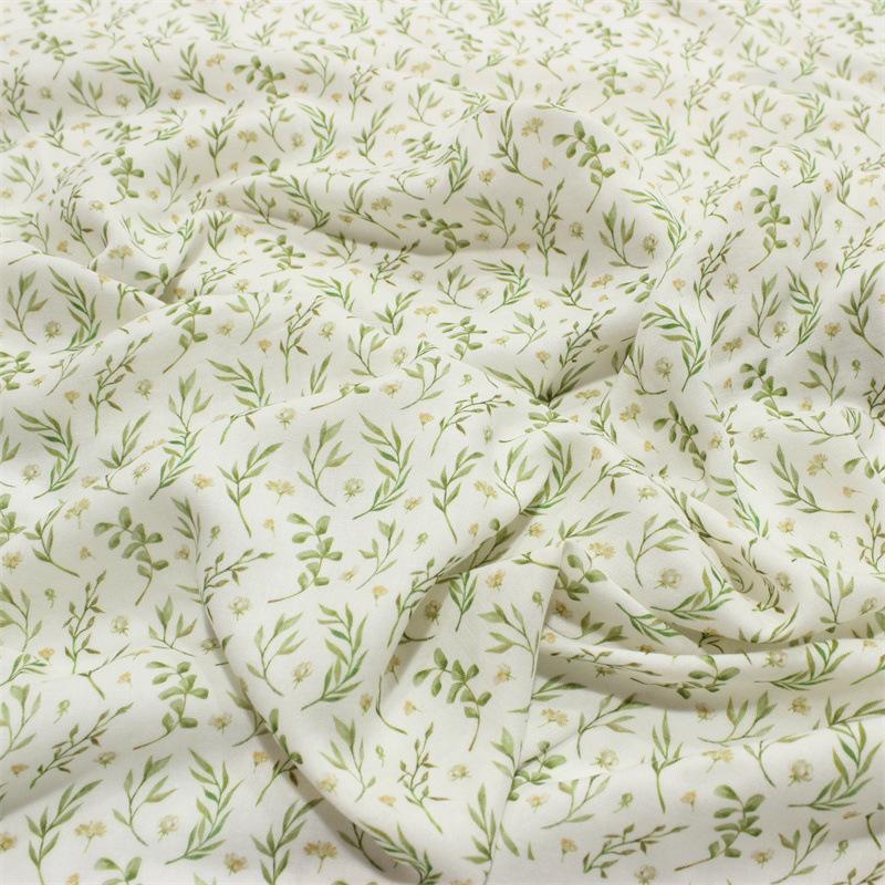 150X100cm Double Layer Gauze Fragmented Flowers Printing 70% Eco-Friendly Bamboo Fiber 30% Cotton Knitted Baby Fabric DIY Cloth