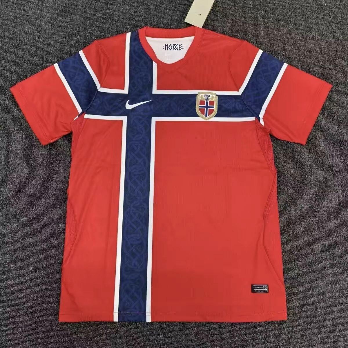 Nationalmannschaftstrikot,Fußballuniform,Haaland Trikot S blue