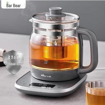 BEAR Smart Glass Health & Tea Kettle CN Plug (adapter Included)