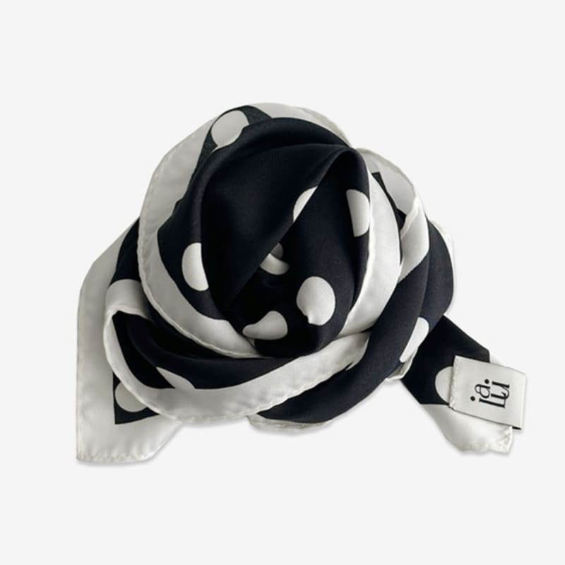 IULAI Cylinder Scarf Dot Black